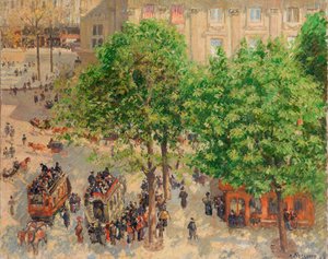 Place du Theatre-Francais，Spring